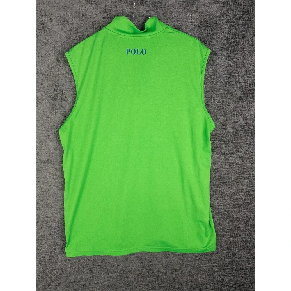 Polo Golf Ralph Lauren Mens Vest L Green Carolina Golf Club 1929 Pullover Q Zip